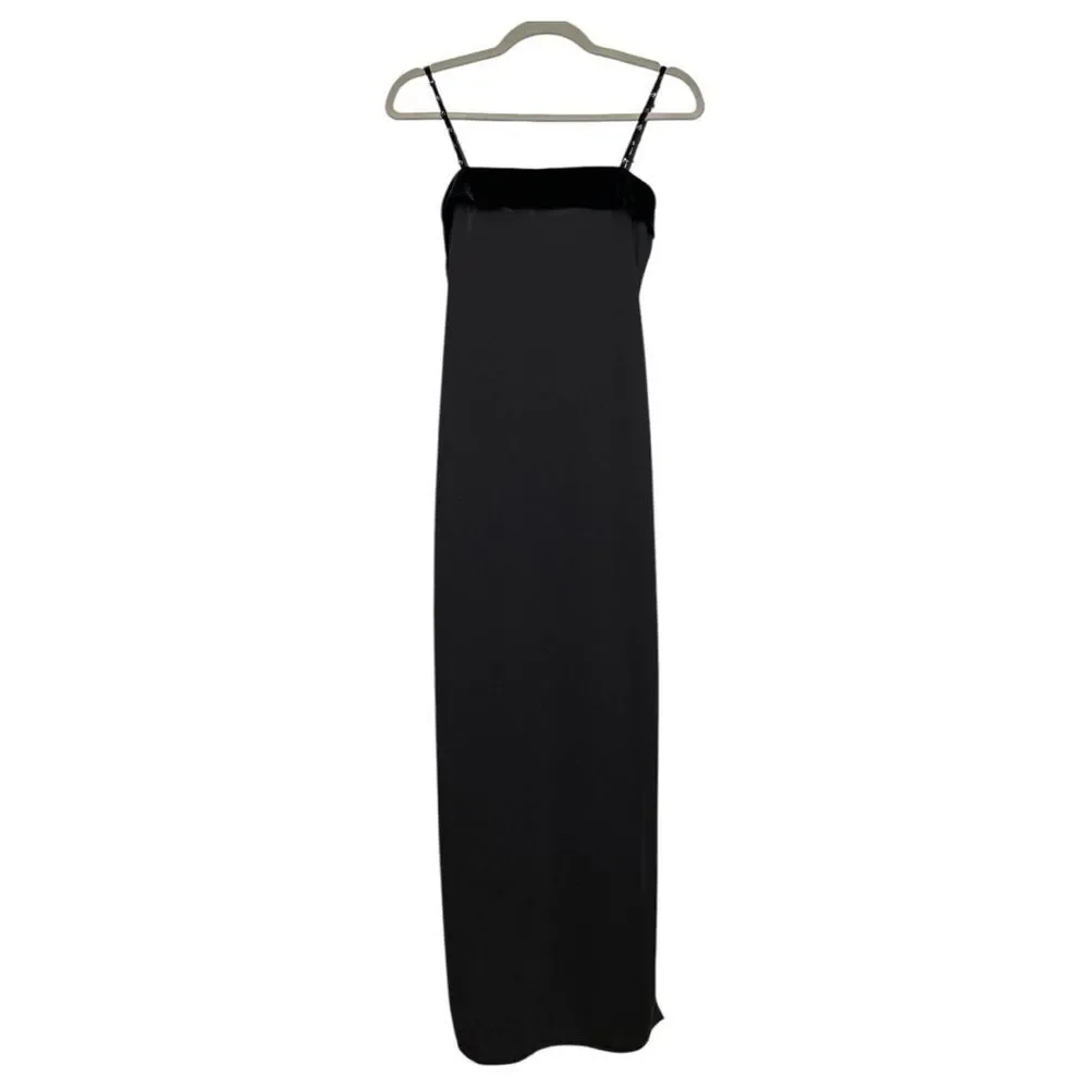 Vintage 90s/Y2K black slip dress size M